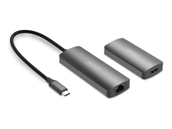 DIGITUS 4K Video Extender USB-C - HDMI 4K/120Hz CAT6 30m