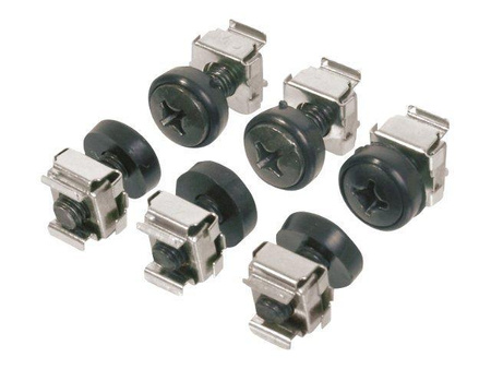 DIGITUS Installation Material 19inch Racks 50xM6 screws 50xM6 nuts 50xM6 washer