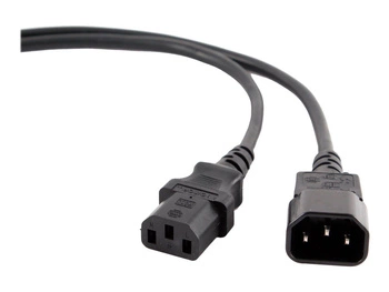 GEMBIRD PC-189-VDE-5M Gembird kabel zasilający przedłużający VDE IEC320 C13/C14, 5m (gruby)
