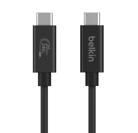 USB4 CABLE USB-C/USB-C 240W 20/CABLE