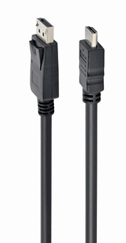 Kabel GEMBIRD CC-DP-HDMI-6 (DisplayPort M - HDMI M; 1,8m; kolor czarny)