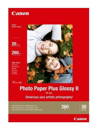 Papier Canon PP-201 Glossy II Photo Paper Plus A4 20 arkuszy 2311B019