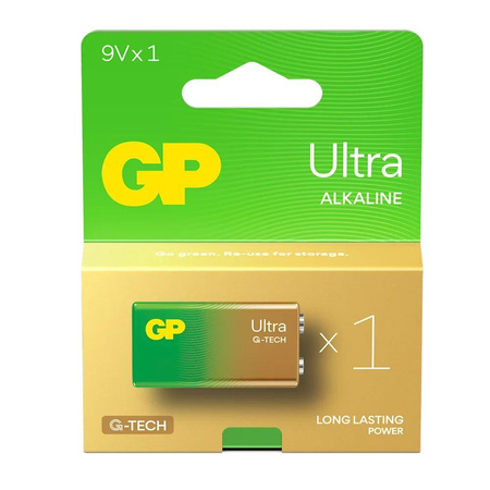 Bateria alkaliczna 6LR61 9V GP ULTRA 1szt. (G-TECH) 