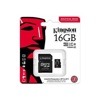 16GB MICROSDHC INDUSTRIAL C10/A1 PSLC CARD + SD ADAPTER