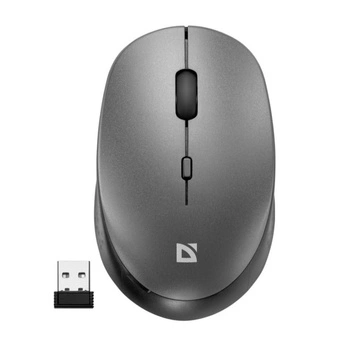 Mysz bezprzewodowa Defender AURIS MB-027 optyczna bezklikowa silent 1600dpi szara