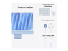 APPLE 24inch iMac with Retina 4.5K display: M4 chip with 8-core CPU and 8-core GPU 16GB 256GB SSD Blue