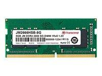 TRANSCEND 8GB JM DDR4 2666Mhz SO-DIMM 1Rx16 1Gx16 CL19 1.2V