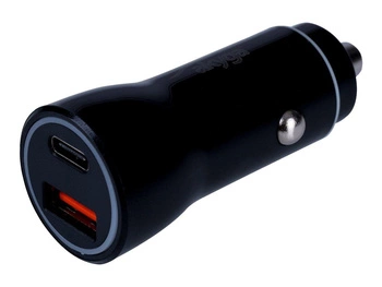 AKYGA Ładowarka samochodowa AK-CH-16 36W USB-A + USB-C PD Quick Charge 3.0 5-12V / 1.5-3A czarna