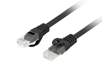 LANBERG Patchcord kat.6 UTP LSZH CU 10m czarny Fluke passed
