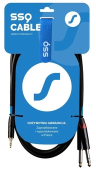 SSQ MIJM1 - jack stereo 3,5mm - 2x jack mono 6,3mm
