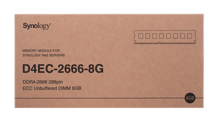 Synology 8GB DDR4 ECC Unbuffered DIMM (SA3400D, SA3200D, UC3400, UC3200, RS3621xs+, RS3621RPxs, RS2821RP+, RS2421RP+, RS2421+, RS1619xs+, RS3618xs) D4EC-2666-8G