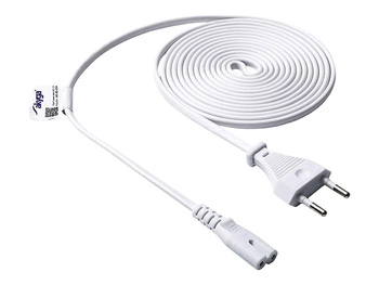 AKYGA Power Cable for Notebook AK-RD-07A Eight CCA CEE 7/16 / IEC C7 3.0m white