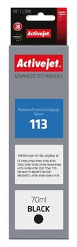 Activejet AE-113Bk Tusz (zamiennik Epson 113 C13T06B140; Supreme; 70ml; czarny)