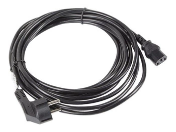 LANBERG CA-C13C-11CC-0050-BK Lanberg kabel zasilający komputerowy VDE CEE 7/7-> C13 5m