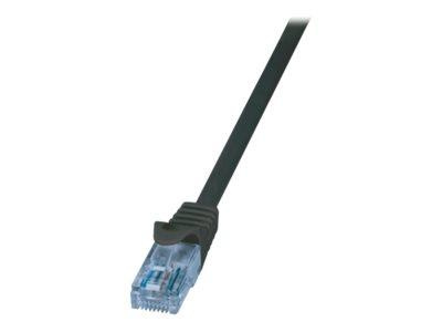 LOGILINK CP3063U LOGILINK Patch cord U/UTP cat.6A wtyk RJ45-cat.6 EconLine dł.3m czarny