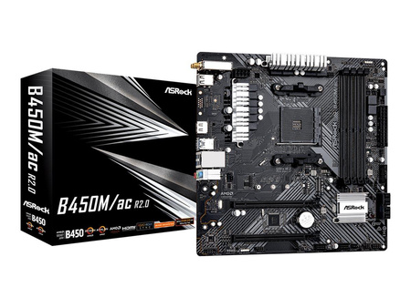 ASROCK B450M/AC R2.0 AM4 MB