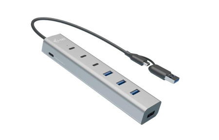 Hub USB-C/USB-A Charging Metal HUB 7 ports 