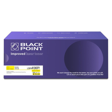 Toner Black Point do Hp (CF412X) Yellow 5000 str. z chipem