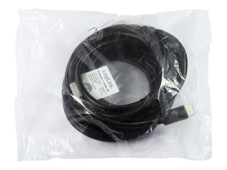 LOGILINK CV0077 LOGILINK - Kabel DisplayPort 1.2, M/M, 4K2K, dł. 10m, czarny