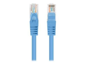 LANBERG Patchcord Cat.5e UTP 3m blue 10-pack