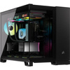 2500X Tempered Glass mATX Mid-Tower, Black