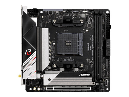 ASROCK B550 Phantom Gaming-ITX/ax mini ITX MB 3rd Gen AMD AM4 Socket DDR4 4733+ 4.0 x16 PCIe HDMI DisplayPort 7.1 CH HD 4 SATA3