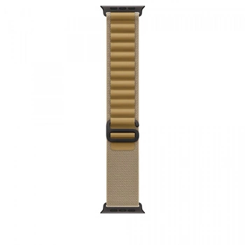 Opaska Alpine w kolorze beżu do koperty 49 mm - rozmiar M - elementy z tytanu w kolorze czarnym