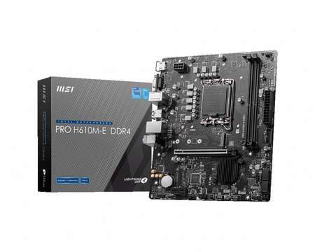 Płyta główna PRO H610M-E s1700 DDR4 HDMI M.2 mATX 