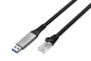 DIGITUS Kabel adapter USB-A RJ45 Kat. 6A S/FTP 1 Gbit/s USB 3.2 Gen1 LSZH 2m