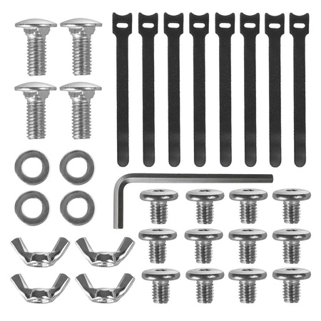 MACLEAN ORGANIZER PODBIURKOWY NA KABLE, MAX. OBCIĄŻENIE 5KG, MAX. 728MM, 2 POZIOMY, BIAŁY MC-102 W