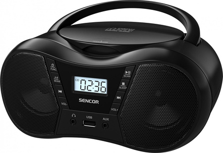 Radioodtwarzacz CD SPT 2300 BK CD/MP3/USB/BT Radio FM 