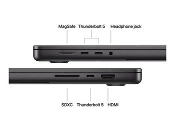 APPLE MacBook Pro 16inch M4 Pro chip with 14-core CPU and 20-core GPU 48GB 512GB SSD Space Black