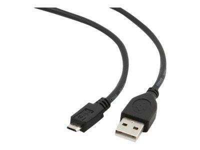GEMBIRD CCP-MUSB2-AMBM-6 Gembird kabel micro USB 2.0 AM-MBM5P 1,8M ładowanie transmisja czarny