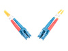 DIGITUS DK-2933-01 Digitus światłowód krosowy, duplex SM 9/125 OS2 LC-LC, 1m, 15 LGW