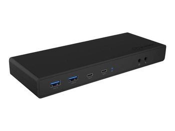 ICY BOX IB-DK2245AC Stacja dokująca Multi do notebooków i komputerów stacjonarnych Displaylink