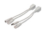 Zestaw pasywnych kabli PoE FastEthernet 10/100Mbps DC 5.5mm/2.1mm