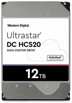 Dysk serwerowy HDD Western Digital Ultrastar DC HC520 HUH721212ALN604 (12 TB; 3.5"; SATA)