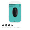 Mysz Logitech 910-005508 (optyczna; 1000 DPI; kolor czarny)