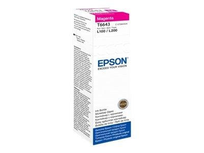 EPSON C13T66434A Tusz Epson T6643 magenta 70ml L100/L200