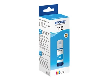 EPSON 112 EcoTank Pigment Cyan ink bottle