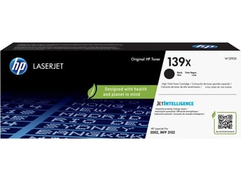 HP 139X H.Y. BLACK ORG LASERJET/TONER CARTRIDGE UK ONLY