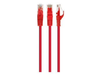 GEMBIRD patchcord kat 6 UTP zalewane końcówki 1.5m czerwony