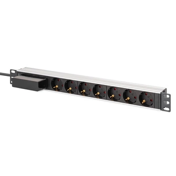 Listwa zasilająca DIGITUS PDU Rack 19" z wyłącznikiem nadprądowym Typ C 16A