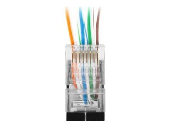 LANBERG PLS-6020EZ Lanberg wtyk sieciowy RJ45 (8P8C) KAT.6 FTP (20 SZT) przelotowy