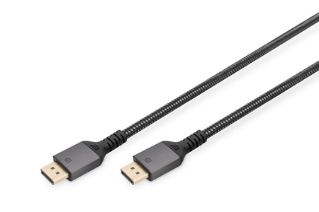 Kabel połączeniowy PREMIUM DisplayPort 8K60Hz UHD DP/DP M/M 1m Czarny 