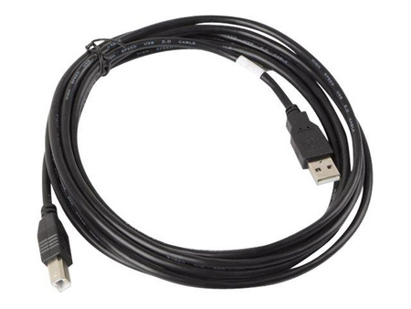 LANBERG CA-USBA-10CC-0030-BK Lanberg kabel USB 2.0 AM-BM 3m czarny