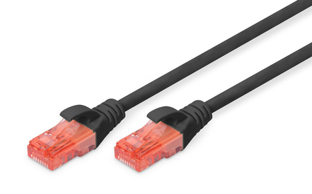 Patchcord DIGITUS UTP kat. 6 3m PVC czarny