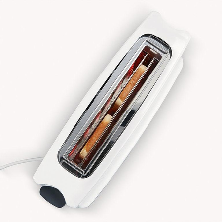 SEVERIN TOSTER DŁUGI, BIAŁY, 2 KROM. 1800W AT2232