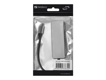 SANDBERG USB-C Hub 1xUSB3.0+3x2.0 SAVER