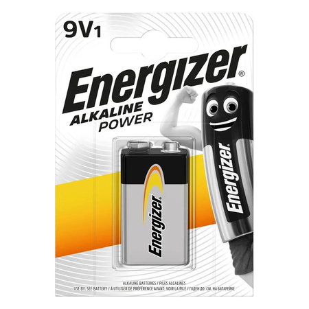 Bateria Alkaline Power 9V-9B-6lR61 